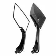 2X Motorcycle Bar End Mirrors Motorbike Scooter Rear View Mirror Universal Black