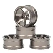 Universal 1/10 Aluminum Alloy Hex Hub Wheel Rims RC Car Drift Crawler Part 4Pack