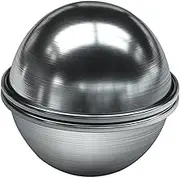 BELLIFFY 2pcs Bath Ball Mold Bath Home Made Modle Sphere Mold Soap Molds Bath Molds Tub Bath Home Made Molds Making Molds Bath Kits Bath Mold DIY Molds Crafts Bath Shower Molds Silver
