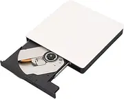 External DVD Drive for Laptop, Ultra Thin USB 3.0 CD DVD Burner High Speed Support DOS, Portable External Disk Drive for PC for Win 10 8 7 XP for Vista for Linux for OS X