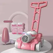 Bubble Lawn Mower for Kids Toddlers,Summer Outdoor Backyard Gardening Beach Swimming Toys,Wedding Party Favors Pink