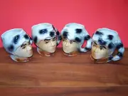 FOUR DAVY CROCKETT COFFEE CUPS