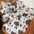 Cow Print Sheet Set