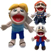 Jeffy Plush 17 Inches Hand Puppet Prank Puppet with Working Mouth Funny Puppet
