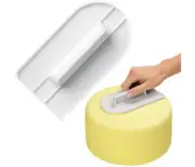 Plastic Cake Smoother Polisher Tools Flat Decorating Fondant Spatulas Cake brush
