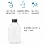 【現貨】日本製 MUJI 無印良品 隨身透明水瓶 330ML