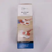 Mini Burger Press Mainstays makes 2 ounce patties 57g - New In Box