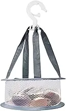 Hanging Mesh Drying Rack Basket,Hanging Drying Rack Basket - Bath Organizer Storage Net, Windproof Airing Drip Dryer Rack for Bathroom