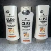 Schwarzkopf Gliss Hair Repair Ultra Moisture 1 Shampoo & 2 Conditioner Keratin