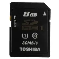 在飛比找蝦皮購物優惠-Toshiba（東芝）8GB SDHC 存儲卡 class 