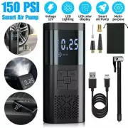 150PSI Car Digital Electric Tire Inflator Portable LCD Air Pump Compressor 12V