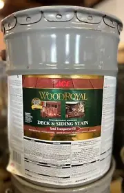 Wood Royal Semi-Transparent Natural Redwood Oil-Based Deck & Siding Stain 5-gal