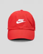 [Nike] Nike Men's Futura Wash Club Cap in University Red/White Size Medium/Large M/L University Red/White