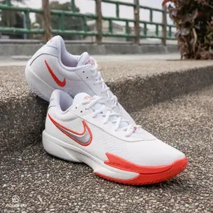 【NIKE 耐吉】Air Zoom GT Cut 男鞋 白紅色 運動 訓練 緩震 平民版 籃球鞋 FB2598-101