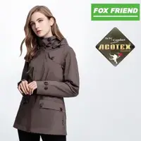 在飛比找森森購物網優惠-【FOXFRIEND 狐友】女款 中長版防水防風透氣舖棉外套