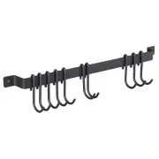 Utensil Rail Kitchen Iron Kitchen Rail Kitchen Sliding Hooks