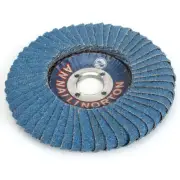 5Pcs 4inch 60# Angle Grinder Metal Grinding Abrasive Wheel Flap Sanding Discs