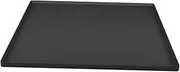 STARTIST Silicone Fridge Floor Mat Under Washer Pan Reusable Mini Refrigerator Freezer Floor Mat Freezer Mat Tray for Other Appliances, Black