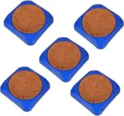 Gatuida 5 Sets Pigeon Nest Bowls Durable Plastic Breeding Bowls with Soft Mat for Comfortable Hatching Environment Tipping Design for Bird Egg Incubation and Nesting
