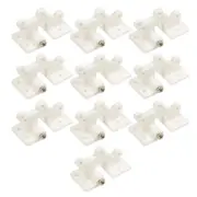 RC Hinges Adjustable Hatch Hinge 30x16mm for RC Model Airplane Parts White 10pcs