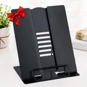 Large Desk Book Stand Metal Reading Rest Book Holder Adjustable Document Cook...