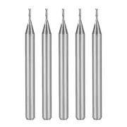 5PCS 1/8" Shank 0.8mm x 3mm Carbide End Mill Cutter CNC Router Bits 2 Flutes
