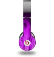 Skin for Beats Solo HD Headphones Fire Purple by WraptorSkinz