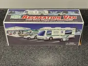 1998 HESS RECREATION VAN WITH DUNE BUGGY AND MOTORCYCLE BRAND NEW IN BOX