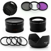 58MM Professional lens,Filter Kit,Hood for Nikon D40 D50 D60 D70 D80 Nikkor 50mm