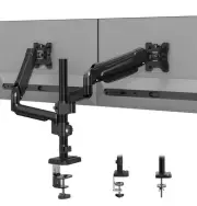 BONTEC Dual Monitor Mount for 13-32 Inch Screens, Tall Computer Monitor Stand