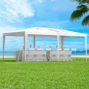 Instahut Gazebo 3x6m Wedding Party Marquee Tent Outdoor Event Camping Shade White