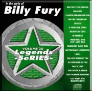 LEGENDS KARAOKE CD+G DISC BILLY FURY #30 CD CD+G OLDIES ROCK MUSIC SONGS !