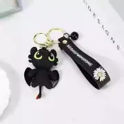 Keyring TOOTHLESS How To Train Your Dragon Key Chain Rubber Charm Keychain