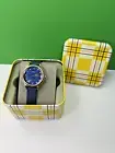 OriginalLaney Three-Hand Navy Leather Watch BQ3858