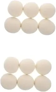 Healvian 2sets Wool Natural Fabric Softener Static Elimination Lint Remover Hair Removal Ball Laundry Aid 6pcs*2