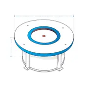 Multi-Layer Circular Fire Pit Custom Covers