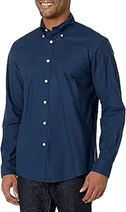 [Brooks Brothers] Men's Non-Iron Stretch Oxford Long Sleeve Solid Sport Shirt
