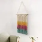 Bohemian Tapestry Wall Decor Colorful Woven Gift Window Macrame Wall Hanging