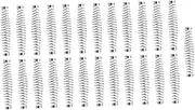 HOMOCONO 25pcs Garden Pruner Replacement Springs Stainless Steel Shear Springs for Easy Installation Compact Convenient Garden Tool Accessories