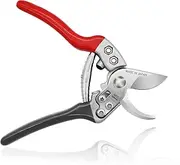 TONMA Professional Pruning Shears [Made in Japan], 7.5 inch Premium Quality Bypass Gardening Clippers with Ergonomic Handle, Hand Pruners Garden Scissors Trimmers for Plants (Gray)