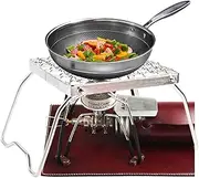 Camping Grill,Stainless Steel Campfire Grill Foldable | Outdoor Cooking Gadget Charcoal Rack Portable Barbecue Tool Compact for Motor Home, Beach