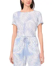 Vince Camuto Short Sleeve Roll Cuff Tee