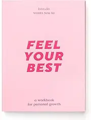 Ban.do Wellness Workbook with Over 100 Pages, Mental Health Journal Includes Sections on Goals/Exploration/Action/Relaxation and Daily Check-ins, Feel Your Best