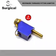 (Set of 2) MicroAire Pal Type Fitting Threaded Fitting Adapter Cannulas