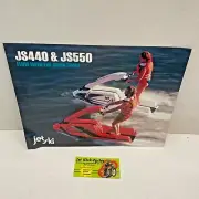 Kawasaki JS440 JS550 Jet Ski Dealership Advertising Pamphlet Original 8.5x11