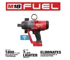 Milwaukee M18 FUEL ONE-KEY 18V Lith-Ion Brushless Cordless 1 in. Impact Wrench