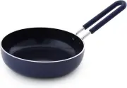 Blue Diamond Mini Egg Frying Pan Skillet, Diamond Infused Healthy Ceramic Nonsti