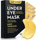 200Pcs/100 Pair Under Eye Patches Gold for Dark Circles, Puffy Eyes, and Wrin...