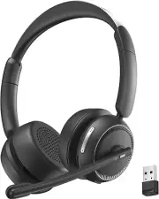Dytole Wireless Headset with Microphone for PC