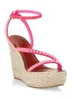 Christian Louboutin MAFALDINA ZEPPA Spiked Platform Wedge Heel Sandal Shoes $895
